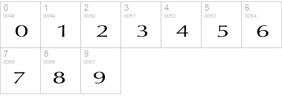 Oxford Ex numbers 0-9 preview