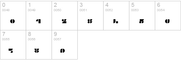 P22 Albers Two numbers 0-9 preview