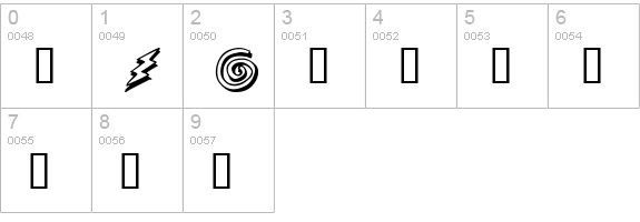 P22 Pop Art Extras numbers 0-9 preview