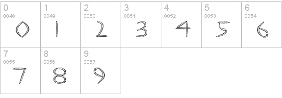 Paint Boy numbers 0-9 preview