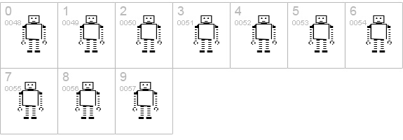 Paranoid Android numbers 0-9 preview