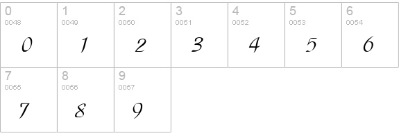 ParkAveD numbers 0-9 preview