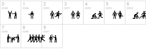 PedestriaMVB-PictTwo numbers 0-9 preview