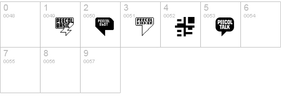 PEECOL-TestPlus numbers 0-9 preview