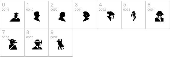 People numbers 0-9 preview