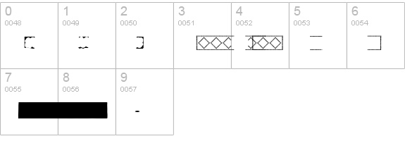 PFOrnmTreasures2-Layer2 numbers 0-9 preview