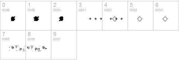 PFOrnmTreasures2-Layer3 numbers 0-9 preview