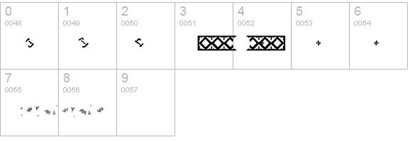 PFOrnmTreasures2-Layer5 numbers 0-9 preview