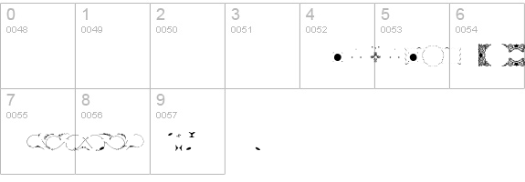 PFOrnmTreasures3-Layer4 numbers 0-9 preview