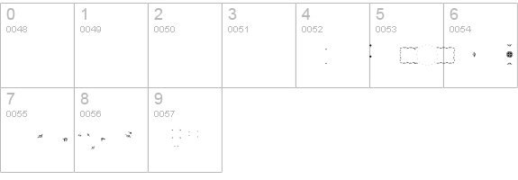 PFOrnmTreasures3-Layer5 numbers 0-9 preview