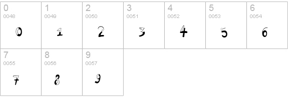 PFPlayskoolPro-Halfull numbers 0-9 preview