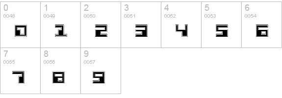 Phaser Bank Pro numbers 0-9 preview