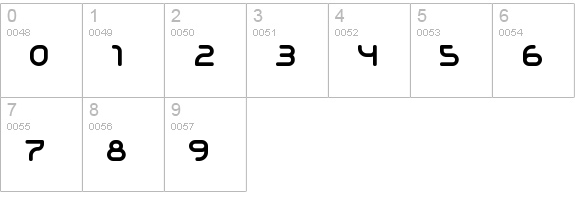 Phino Tight numbers 0-9 preview