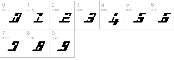 Phoque numbers 0-9 preview