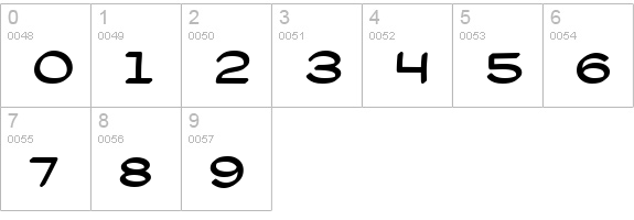 Pie Contest BTN Quill numbers 0-9 preview