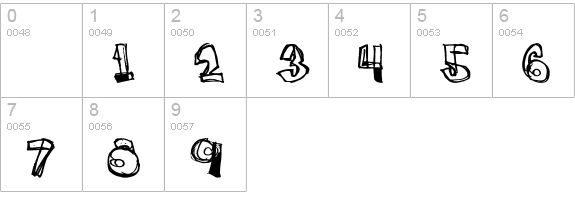 pigeon_snatch numbers 0-9 preview
