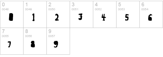 piledriver numbers 0-9 preview