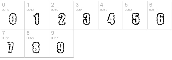 Pinniepoker numbers 0-9 preview
