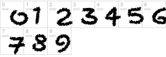Pipe Cleaners
 numbers 0-9 preview