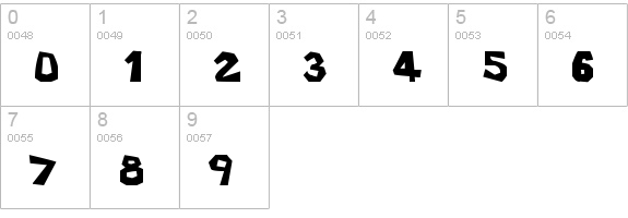 Pipe Dream numbers 0-9 preview