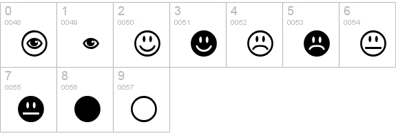 PizzaDude Bullets numbers 0-9 preview