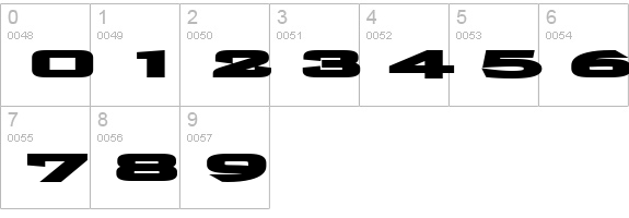 Plain O Matic numbers 0-9 preview