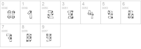 Planks numbers 0-9 preview