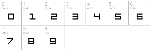 Platinum Beat BTN numbers 0-9 preview