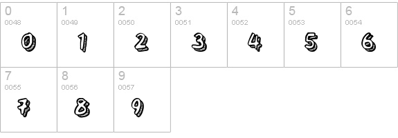 Playtime numbers 0-9 preview