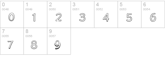 PlaytimeWithHotToddies3D numbers 0-9 preview