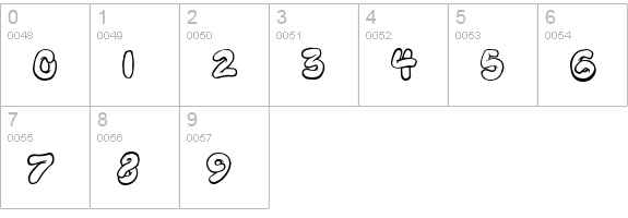 PooSmooth numbers 0-9 preview