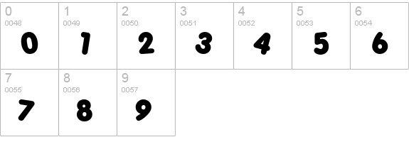 Porky's numbers 0-9 preview