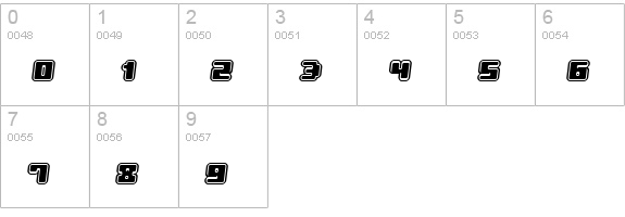 Pormask Ytterhud numbers 0-9 preview