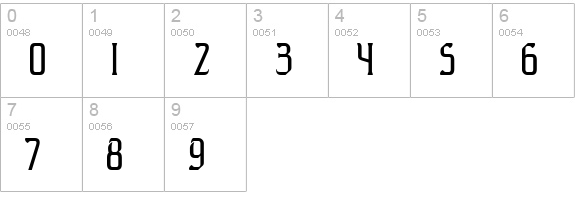 Presidente Tequila numbers 0-9 preview