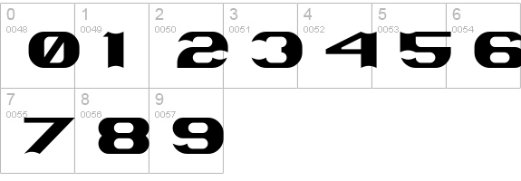 Primo numbers 0-9 preview