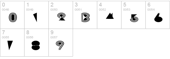 Prisma Ex numbers 0-9 preview