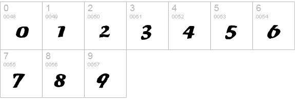 Protest Sign MF numbers 0-9 preview