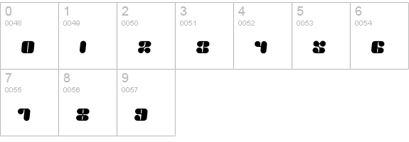 Proton-One numbers 0-9 preview