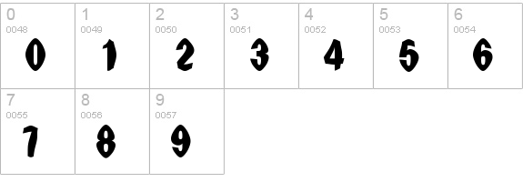 Punch Drunk numbers 0-9 preview