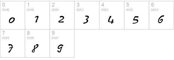 PyxidQuick Regular numbers 0-9 preview