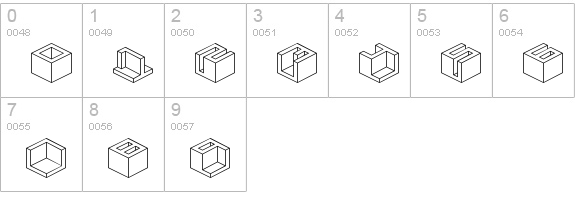Qbicle 4 BRK numbers 0-9 preview