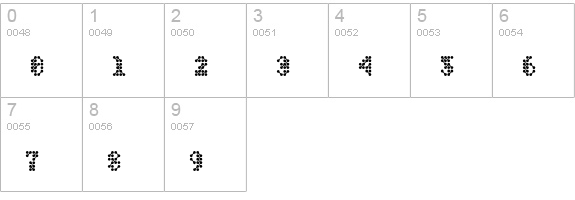 QuadChannelOne numbers 0-9 preview
