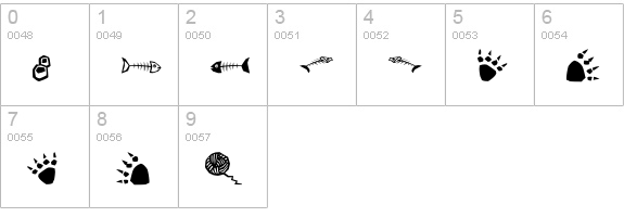 QuadruPetsEF-Cats numbers 0-9 preview