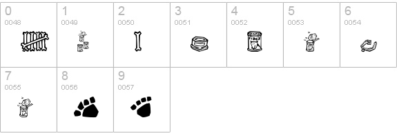 QuadruPetsEF-Dogs numbers 0-9 preview