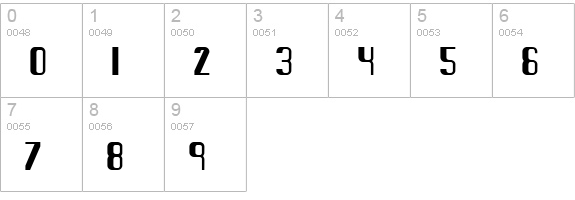 Quandary -BRK- numbers 0-9 preview