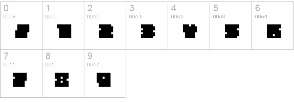 QUBE numbers 0-9 preview