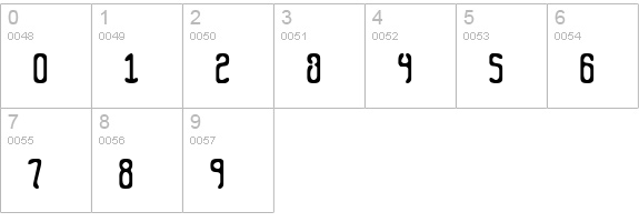Queasy (BRK) numbers 0-9 preview