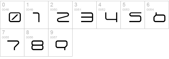 Querround Regular numbers 0-9 preview