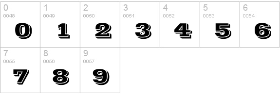 Queste numbers 0-9 preview