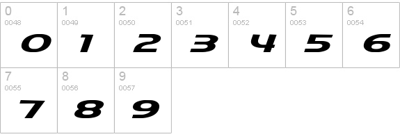 quick express numbers 0-9 preview